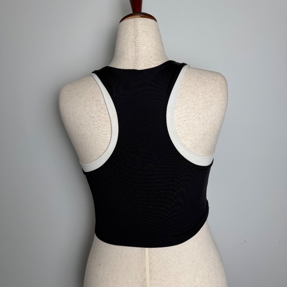 Active Domino Crop Top Racerback Tank Top - Picture 3 of 4